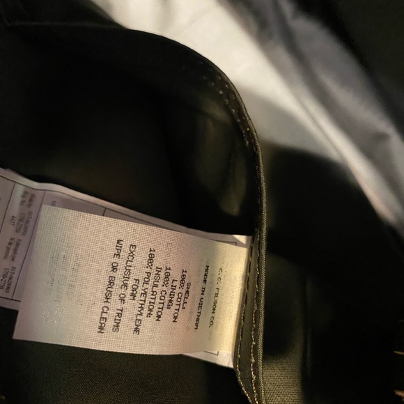 Filson 24 Hour Tin Cloth Briefcase Olive Green - Picture 7 of 8